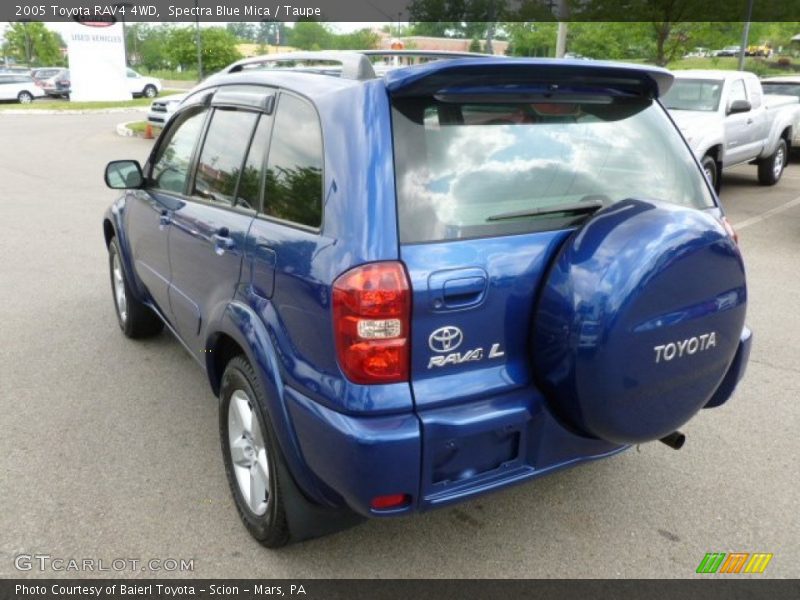Spectra Blue Mica / Taupe 2005 Toyota RAV4 4WD