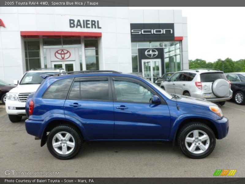 Spectra Blue Mica / Taupe 2005 Toyota RAV4 4WD