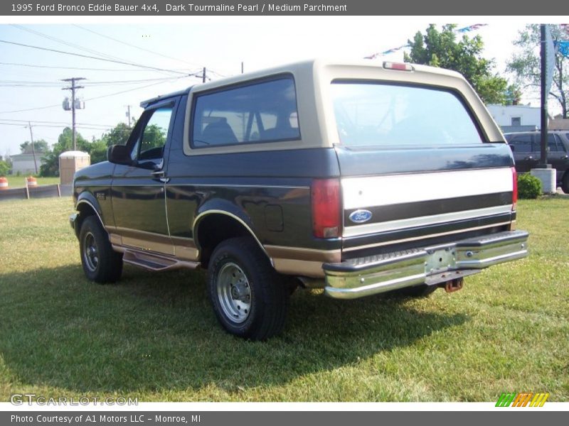 Dark Tourmaline Pearl / Medium Parchment 1995 Ford Bronco Eddie Bauer 4x4
