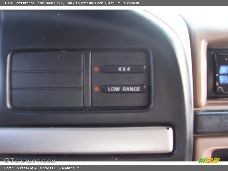Dark Tourmaline Pearl / Medium Parchment 1995 Ford Bronco Eddie Bauer 4x4