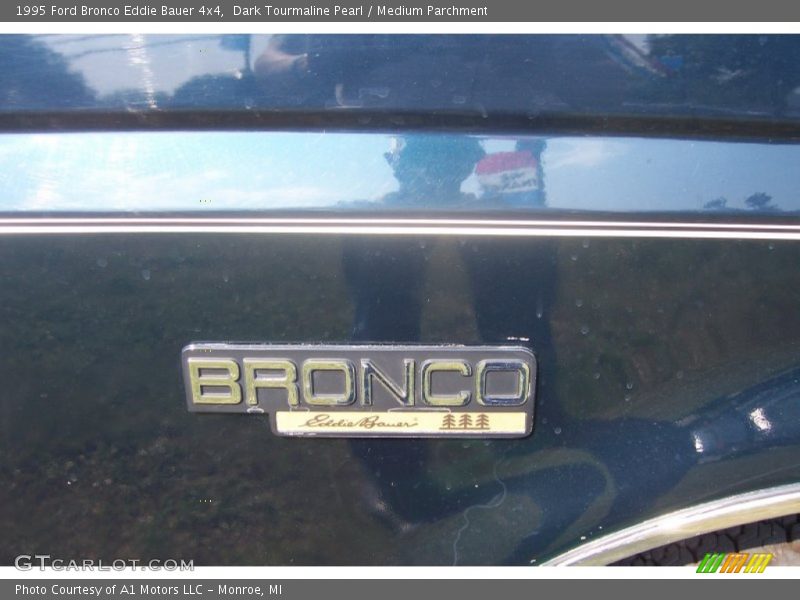 Dark Tourmaline Pearl / Medium Parchment 1995 Ford Bronco Eddie Bauer 4x4