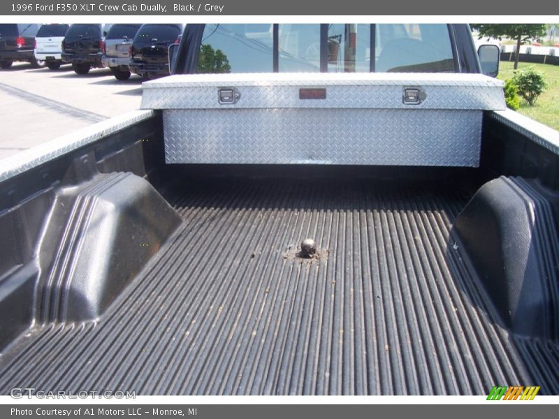 Black / Grey 1996 Ford F350 XLT Crew Cab Dually