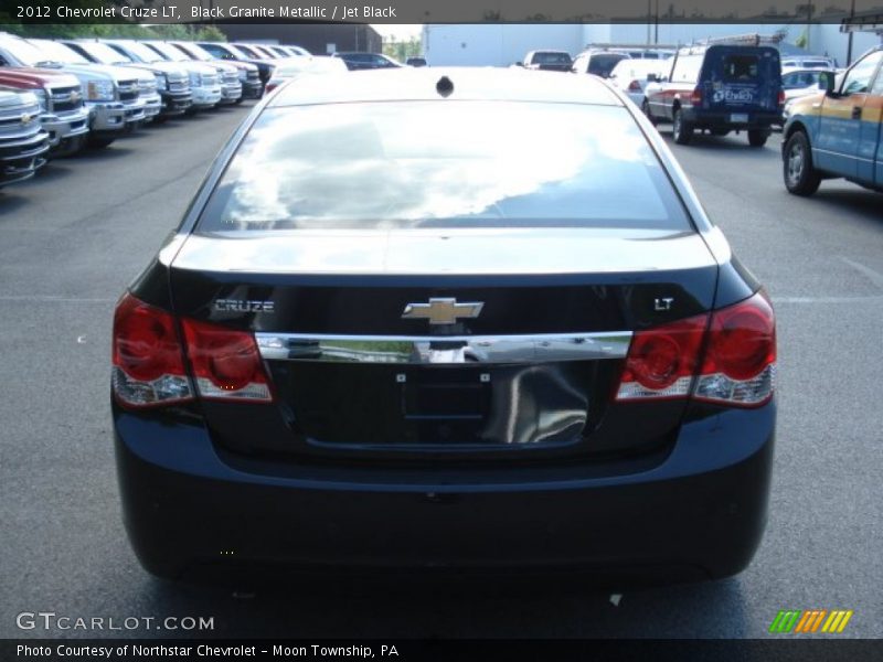 Black Granite Metallic / Jet Black 2012 Chevrolet Cruze LT