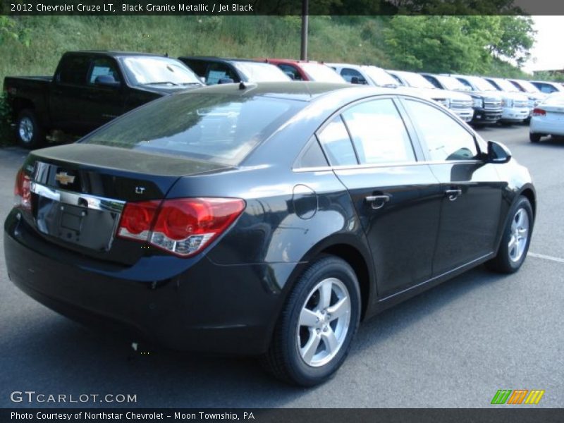 Black Granite Metallic / Jet Black 2012 Chevrolet Cruze LT