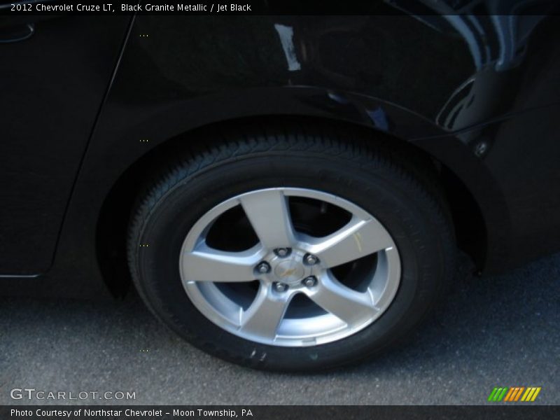 Black Granite Metallic / Jet Black 2012 Chevrolet Cruze LT