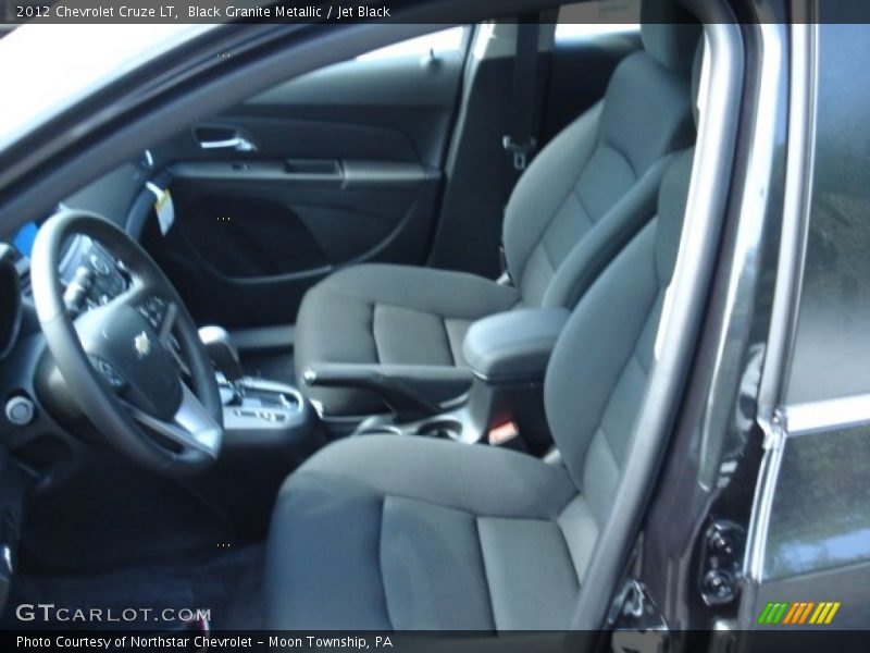 Black Granite Metallic / Jet Black 2012 Chevrolet Cruze LT