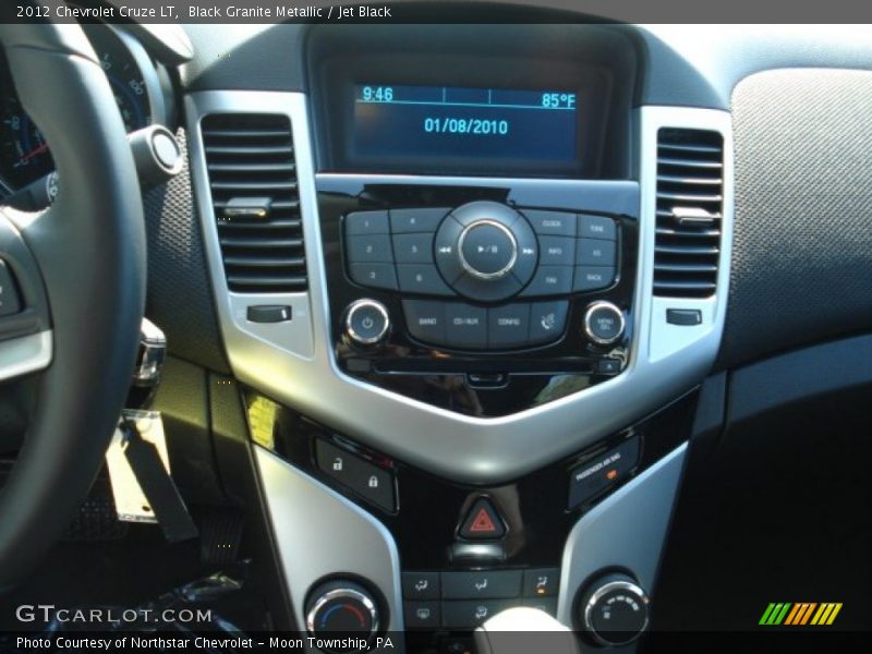 Black Granite Metallic / Jet Black 2012 Chevrolet Cruze LT