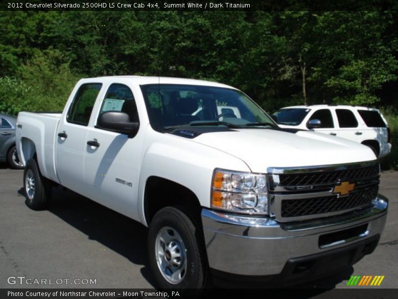 Summit White / Dark Titanium 2012 Chevrolet Silverado 2500HD LS Crew Cab 4x4