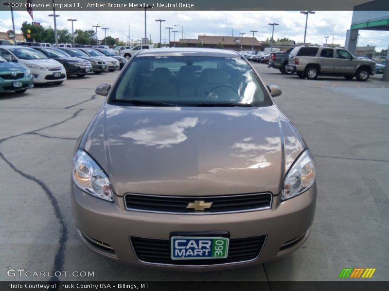 Amber Bronze Metallic / Neutral Beige 2007 Chevrolet Impala LT