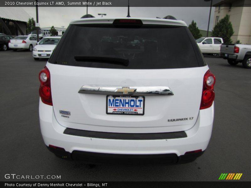 Summit White / Jet Black 2010 Chevrolet Equinox LT AWD