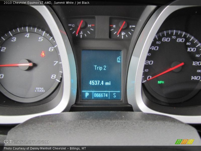 Summit White / Jet Black 2010 Chevrolet Equinox LT AWD