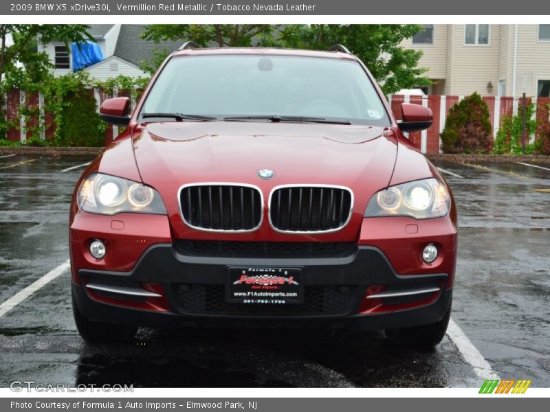 Vermillion Red Metallic / Tobacco Nevada Leather 2009 BMW X5 xDrive30i