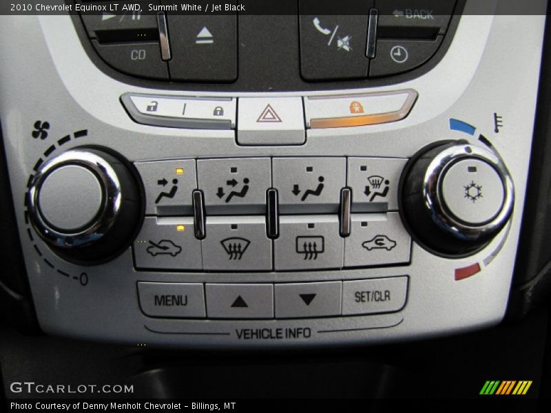 Summit White / Jet Black 2010 Chevrolet Equinox LT AWD