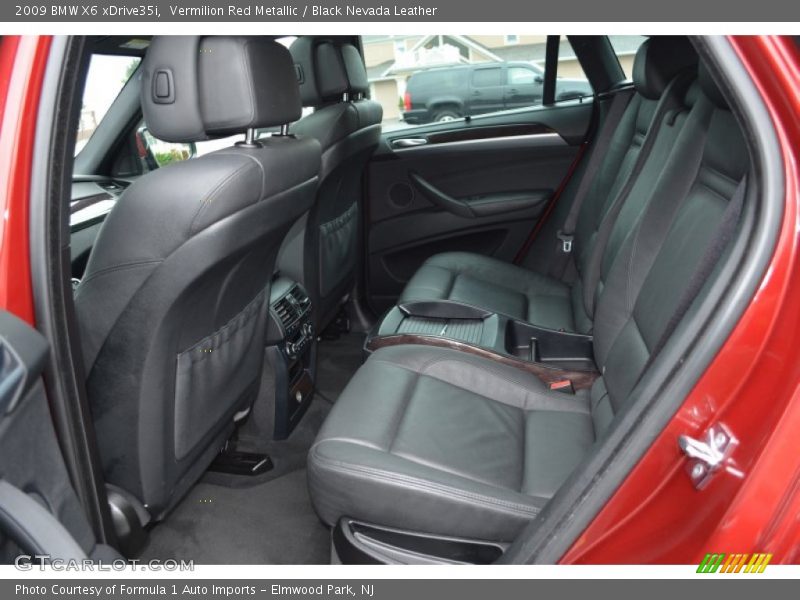 Rear Seat of 2009 X6 xDrive35i