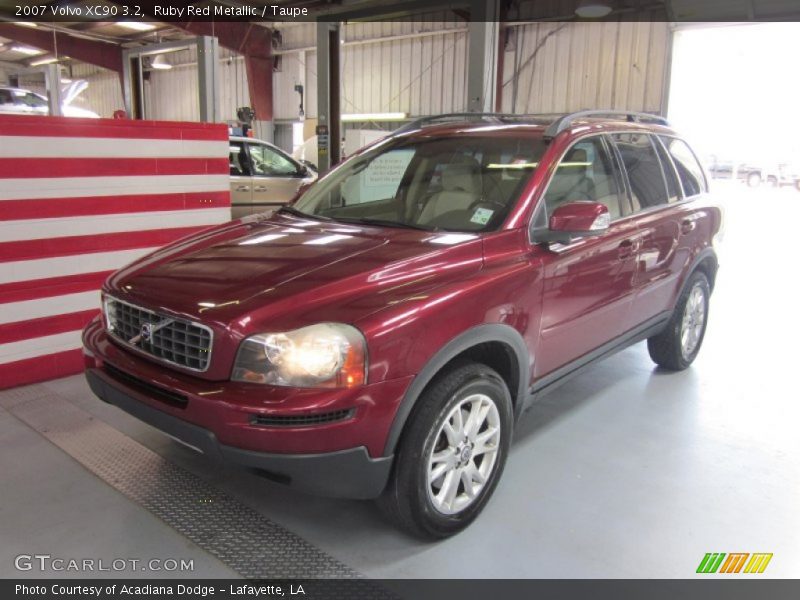 Ruby Red Metallic / Taupe 2007 Volvo XC90 3.2