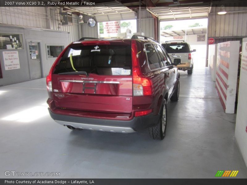 Ruby Red Metallic / Taupe 2007 Volvo XC90 3.2