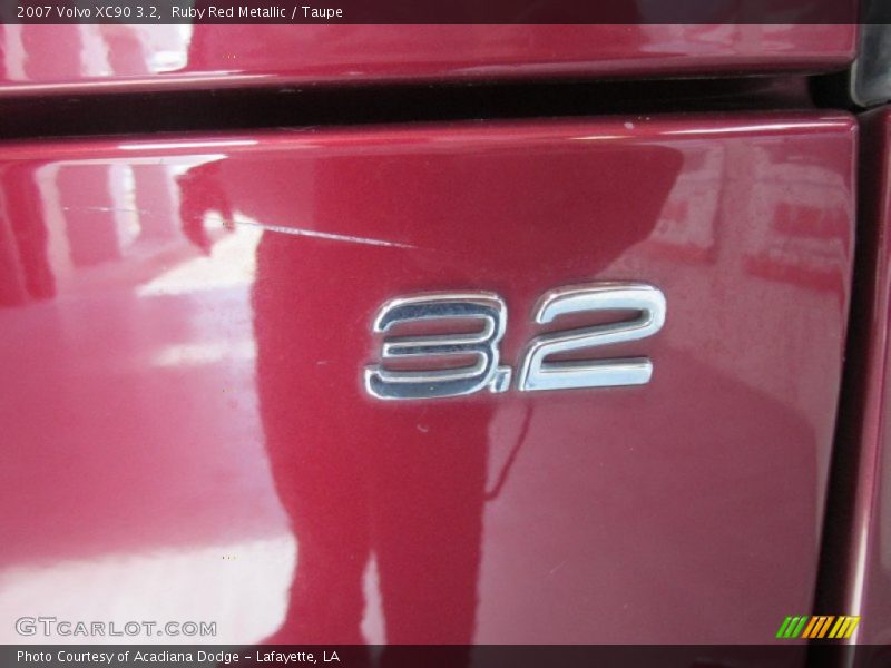 Ruby Red Metallic / Taupe 2007 Volvo XC90 3.2