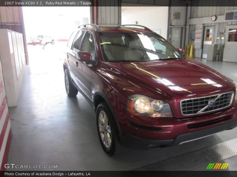 Ruby Red Metallic / Taupe 2007 Volvo XC90 3.2