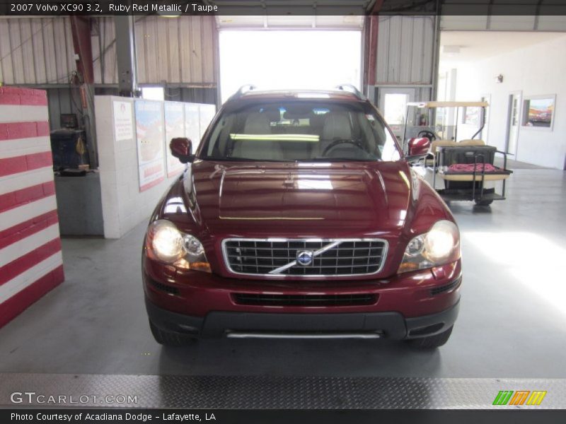 Ruby Red Metallic / Taupe 2007 Volvo XC90 3.2