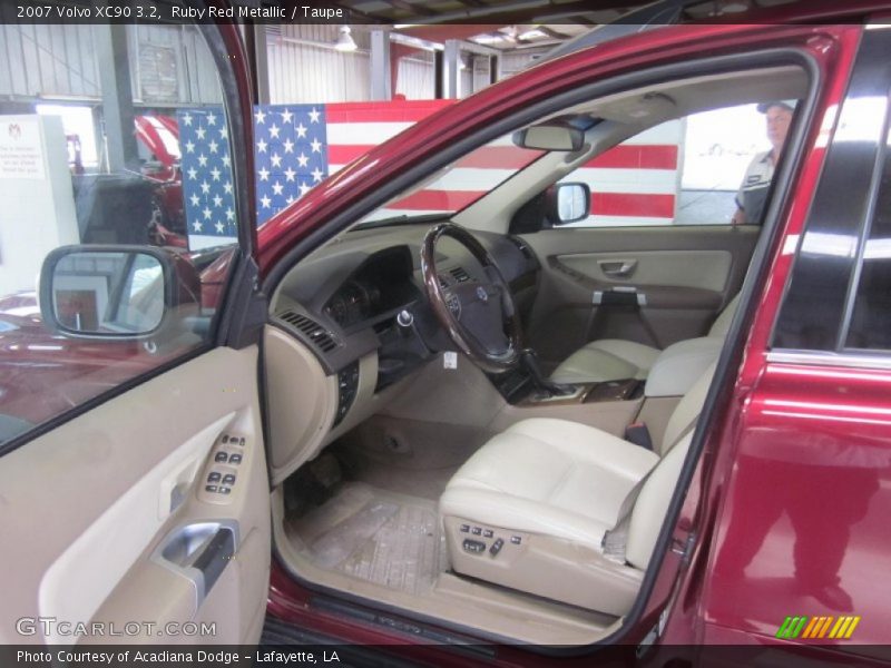 Ruby Red Metallic / Taupe 2007 Volvo XC90 3.2
