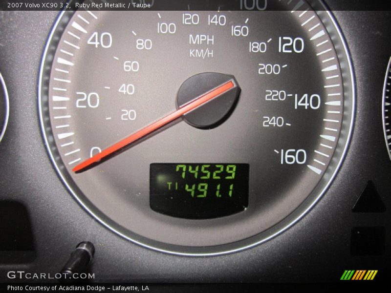 Ruby Red Metallic / Taupe 2007 Volvo XC90 3.2