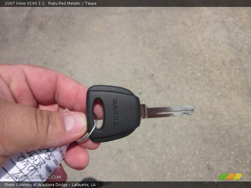 Ruby Red Metallic / Taupe 2007 Volvo XC90 3.2