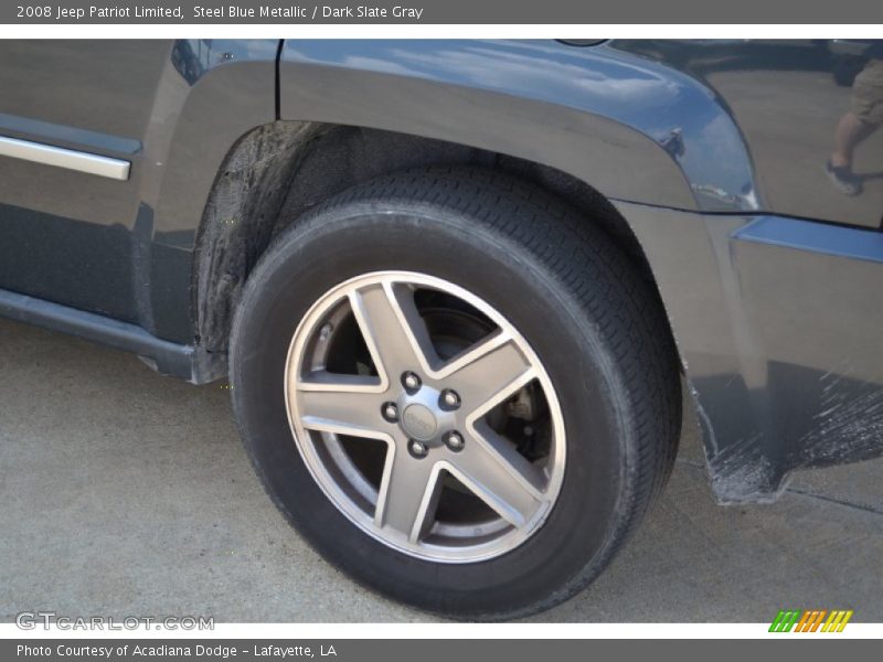 Steel Blue Metallic / Dark Slate Gray 2008 Jeep Patriot Limited