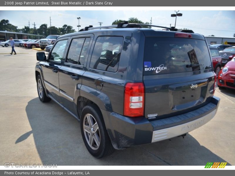 Steel Blue Metallic / Dark Slate Gray 2008 Jeep Patriot Limited