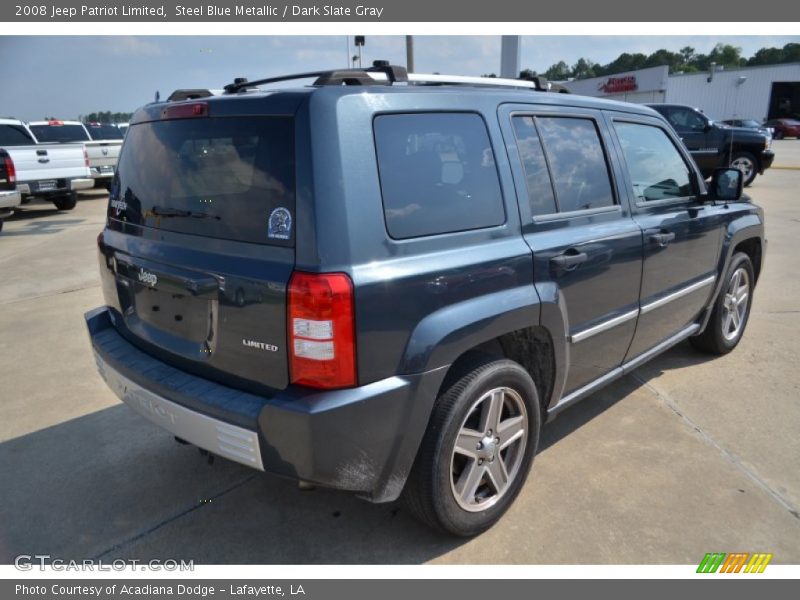 Steel Blue Metallic / Dark Slate Gray 2008 Jeep Patriot Limited