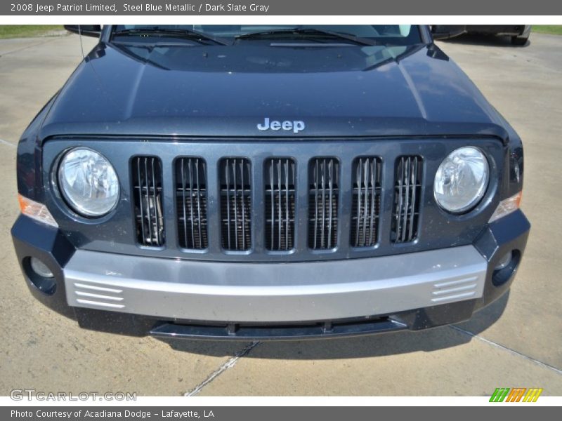 Steel Blue Metallic / Dark Slate Gray 2008 Jeep Patriot Limited