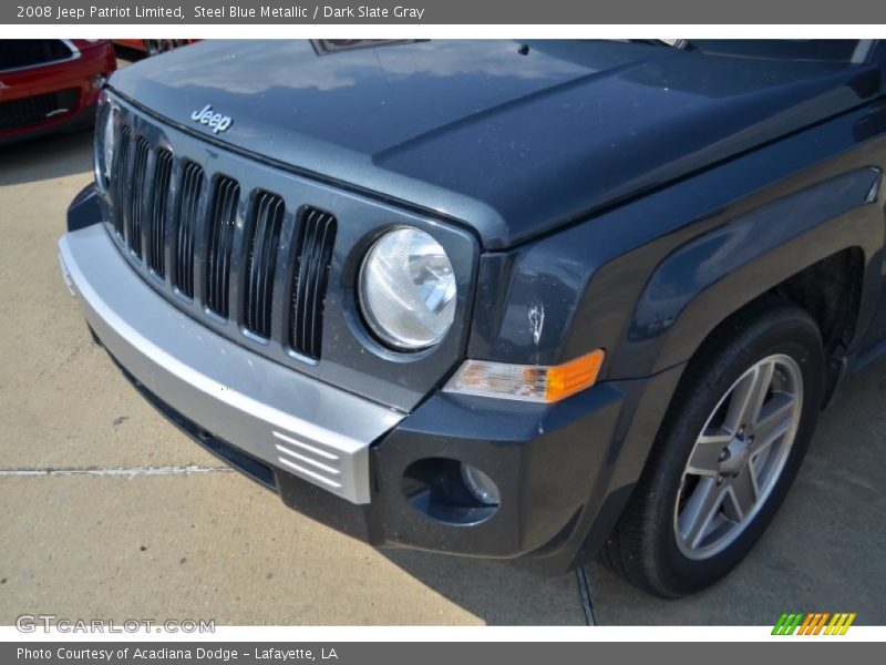 Steel Blue Metallic / Dark Slate Gray 2008 Jeep Patriot Limited