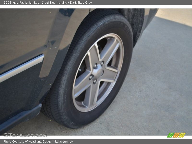 Steel Blue Metallic / Dark Slate Gray 2008 Jeep Patriot Limited