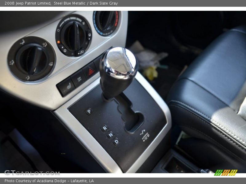 Steel Blue Metallic / Dark Slate Gray 2008 Jeep Patriot Limited