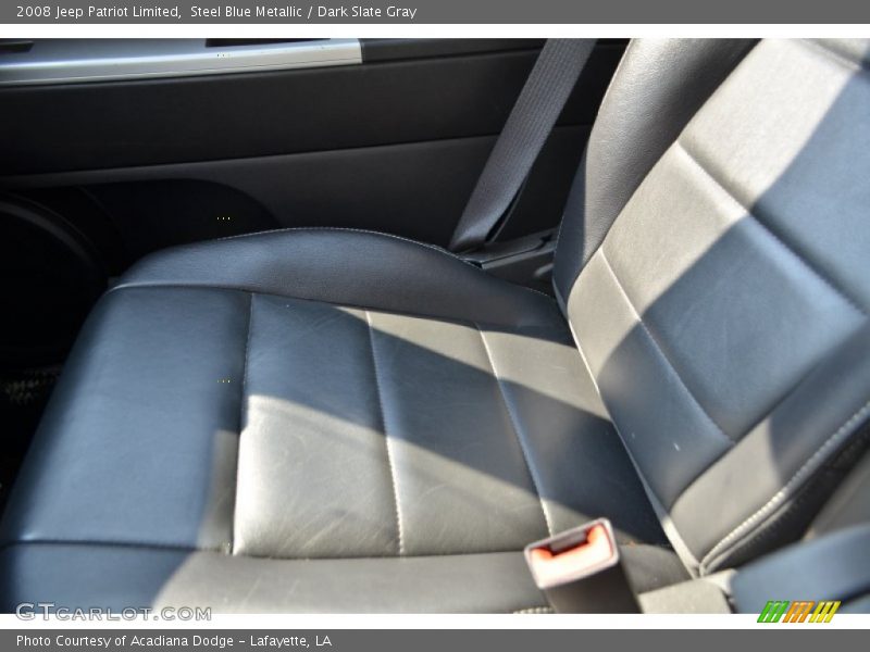 Steel Blue Metallic / Dark Slate Gray 2008 Jeep Patriot Limited