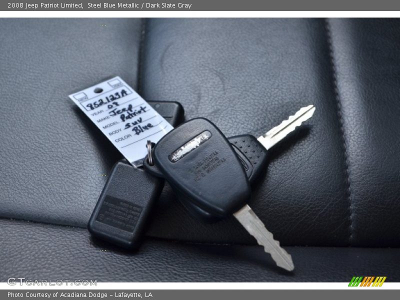 Steel Blue Metallic / Dark Slate Gray 2008 Jeep Patriot Limited