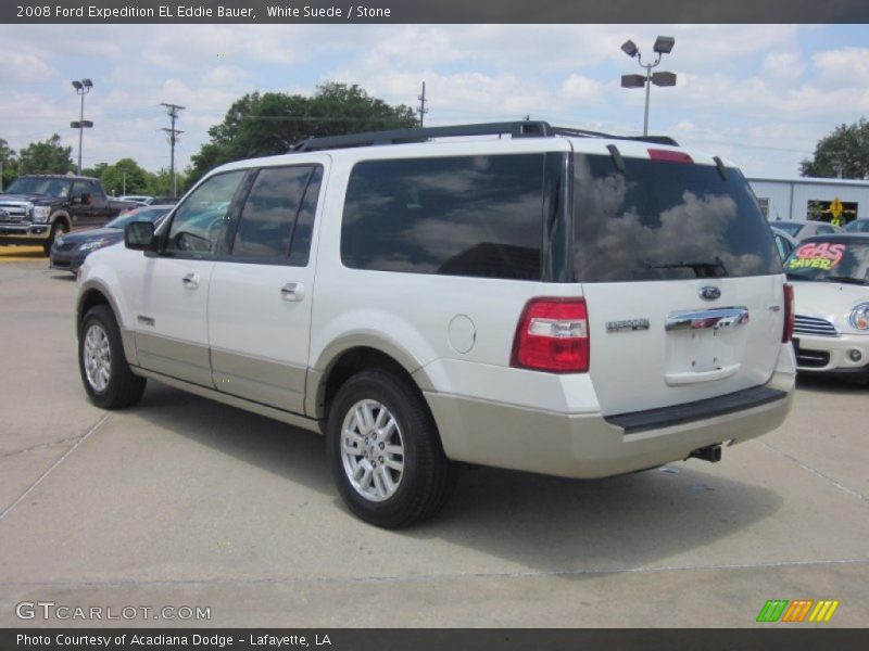 White Suede / Stone 2008 Ford Expedition EL Eddie Bauer