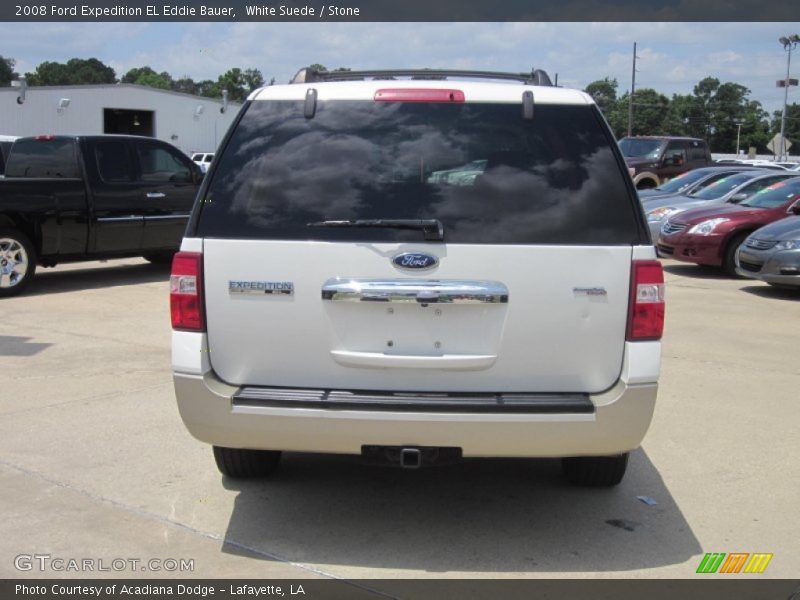 White Suede / Stone 2008 Ford Expedition EL Eddie Bauer
