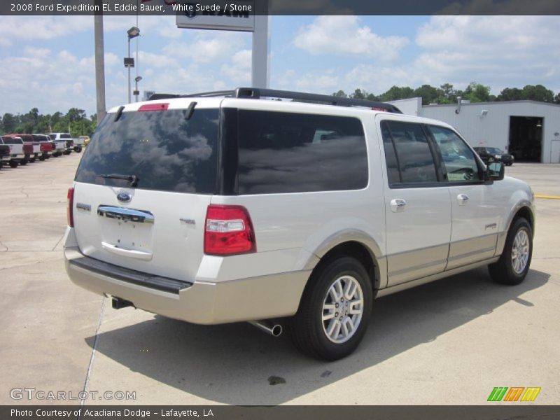 White Suede / Stone 2008 Ford Expedition EL Eddie Bauer