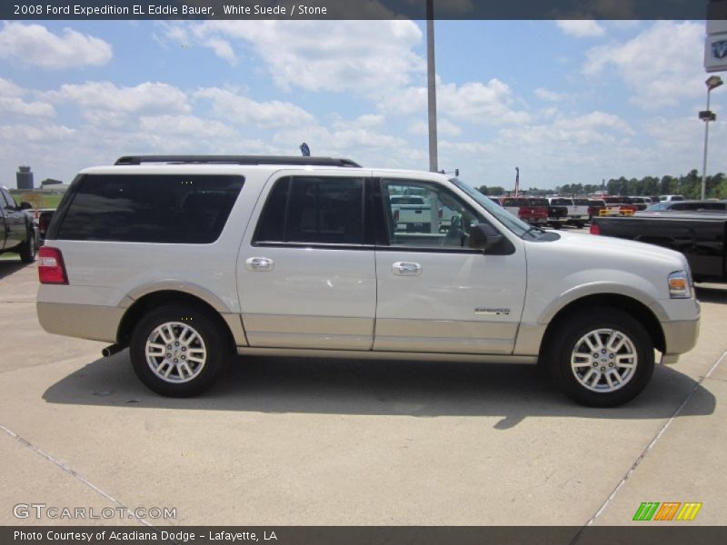 White Suede / Stone 2008 Ford Expedition EL Eddie Bauer
