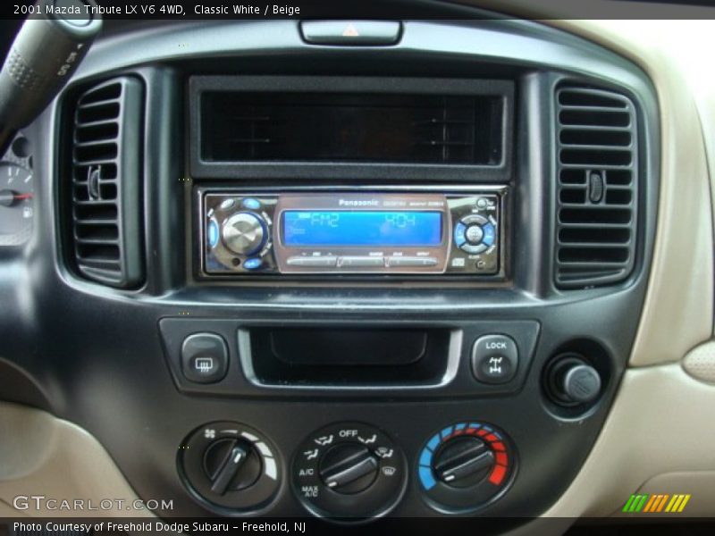 Classic White / Beige 2001 Mazda Tribute LX V6 4WD