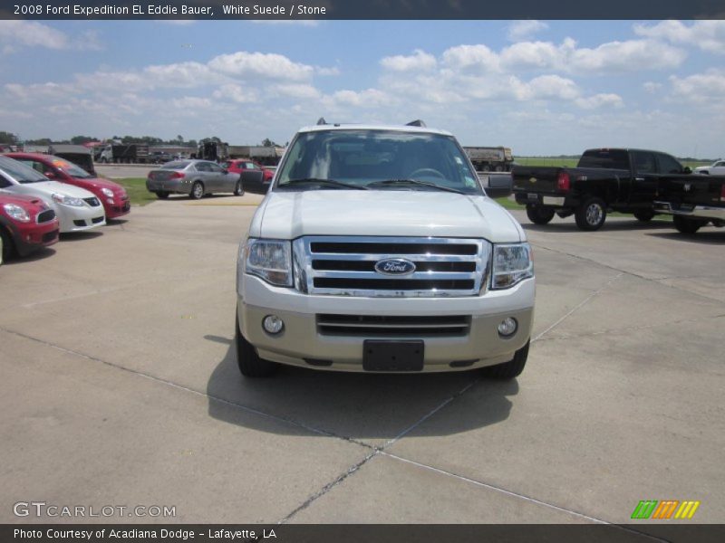 White Suede / Stone 2008 Ford Expedition EL Eddie Bauer