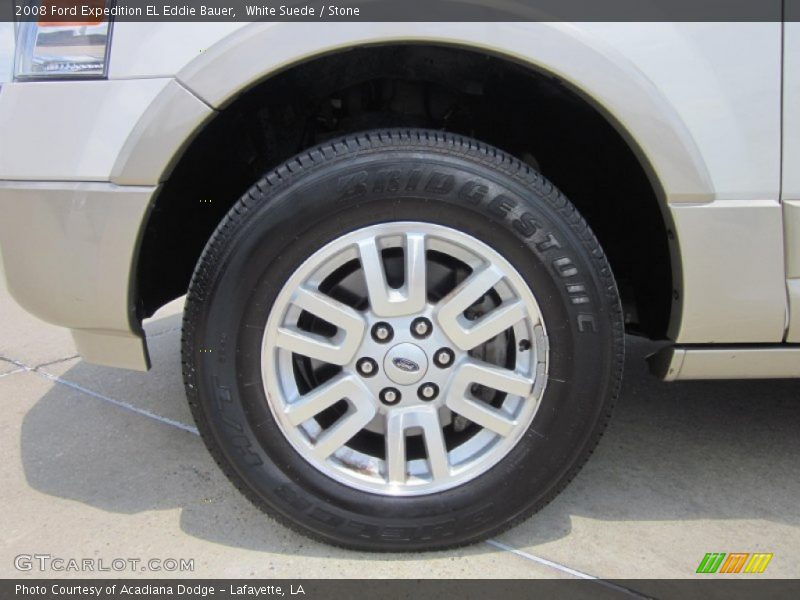 White Suede / Stone 2008 Ford Expedition EL Eddie Bauer