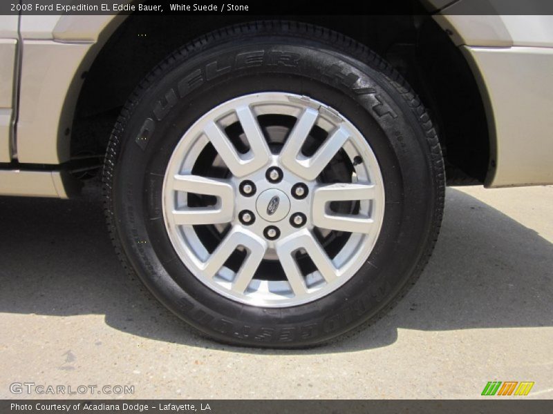 White Suede / Stone 2008 Ford Expedition EL Eddie Bauer