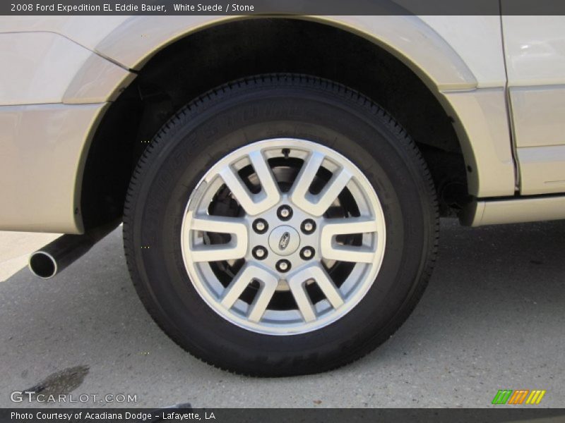 White Suede / Stone 2008 Ford Expedition EL Eddie Bauer