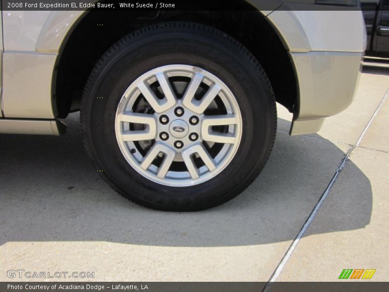 White Suede / Stone 2008 Ford Expedition EL Eddie Bauer