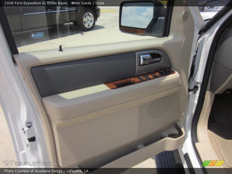 White Suede / Stone 2008 Ford Expedition EL Eddie Bauer