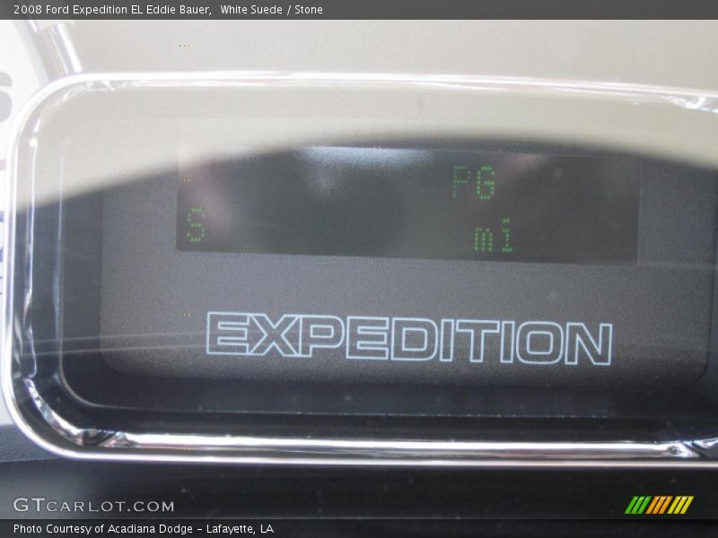 White Suede / Stone 2008 Ford Expedition EL Eddie Bauer