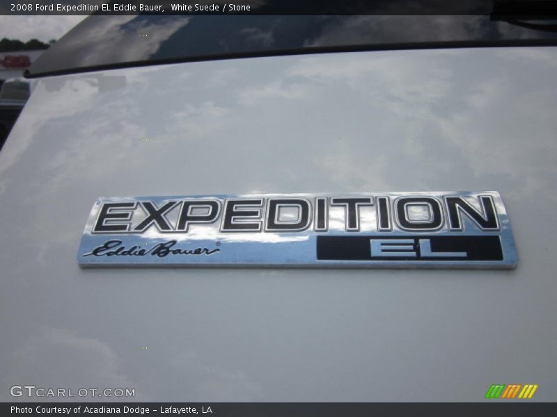 White Suede / Stone 2008 Ford Expedition EL Eddie Bauer