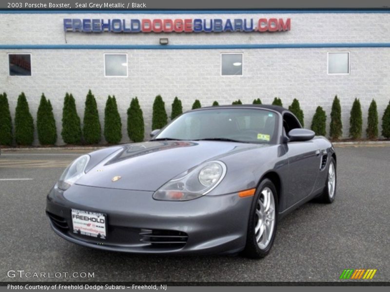 Seal Grey Metallic / Black 2003 Porsche Boxster