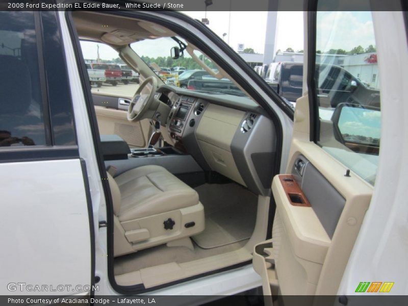 White Suede / Stone 2008 Ford Expedition EL Eddie Bauer